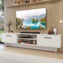Ver imagem 1 de Rack para TV até 80 Polegadas 218 cm 2 Portas Branco Agata Madesa