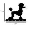Porta Chaves de Parede em Mdf 6 Mm Poodle Pc502:branco - 3