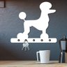 Porta Chaves de Parede em Mdf 6 Mm Poodle Pc502:branco - 1