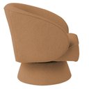 Ver imagem 4 de Poltrona Decorativa Agnes Base Fixa Bouclé Terracota - Nexta Casa
