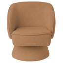Ver imagem 3 de Poltrona Decorativa Agnes Base Fixa Bouclé Terracota - Nexta Casa