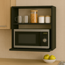 Suporte Microondas Forno Eletrico Prateleira Nicho Parede Organização Cozinha - 2