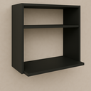 Ver imagem 7 de Suporte Microondas Forno Eletrico Prateleira Nicho Parede Organização Cozinha