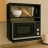 Suporte Microondas Forno Eletrico Prateleira Nicho Parede Organização Cozinha - 10