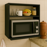 Suporte Microondas Forno Eletrico Prateleira Nicho Parede Organização Cozinha - 11