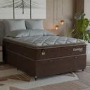 Ver imagem 7 de Cama Box Baú Casal Colchão Comfort Class Pillow Top 138x188 Marrom/suede Marrom