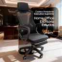 Ver imagem 4 de Cadeira de Escritório Presidente Executiva Oficial Supreme - Preto - 1