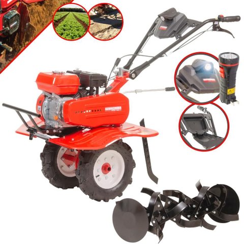 Tratorito Tipo Tobata À Gasolina Kawashima Mcg780a 4t 212cc 7hp C/ 24 Lâminas Cultivadoras