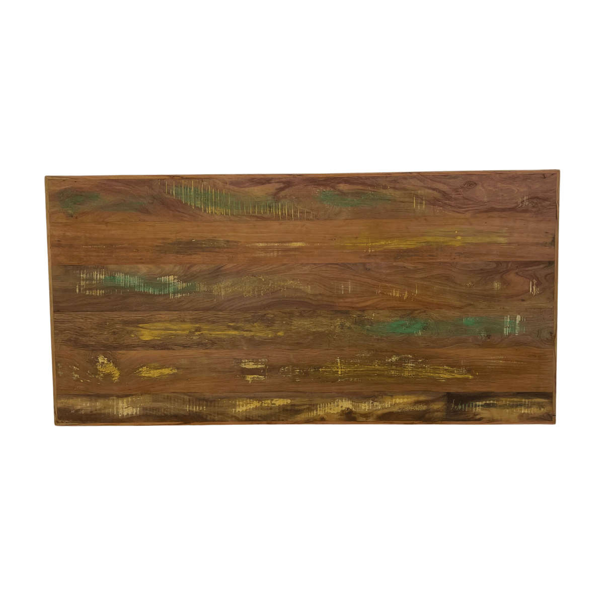 Ver imagem 1 de Painel em Madeira de Demolição com Tinta Pátina 2m X 1m Sudeste Rústico