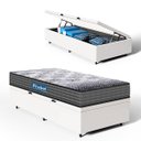 Ver imagem 1 de Cama Box Baú com Colchão de Espuma D60 Double Face Guarda Costas Comfort Force Probel Solteiro 88cm