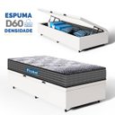 Ver imagem 2 de Cama Box Baú com Colchão de Espuma D60 Double Face Guarda Costas Comfort Force Probel Solteiro 88cm