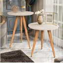 Ver imagem 2 de Conjunto de Mesas para Sala Classic Sofá Redonda com Pés Palito Decoração
