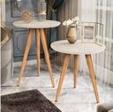 Ver imagem 2 de Conjunto de Mesas para Sala Classic Sofá Redonda com Pés Palito Decoração