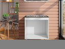 Ver imagem 2 de Balcão Gabinete P/ Cooktop 4 ou 5 Bocas 2 Portas - Ajl Móveis:branco