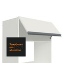 Ver mais imagens de Armário de Cozinha Completa 100% MDF 250cm Branco Smart Madesa 03