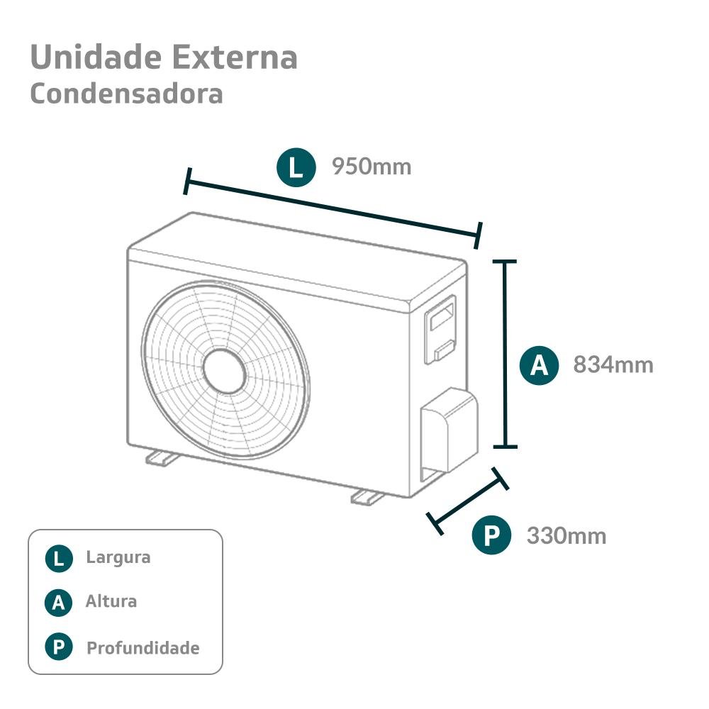 Ar Condicionado Multi-Split LG Inverter 30.000 BTU/h (2x 8.500 e