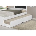 Ver imagem 3 de Cama de Solteiro Bibox Barcelona Branco com Preto - Tebarrot