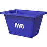 Caixa Plástica Multiuso 60x70x92cm 200 Litros Azul - 3