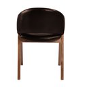 Ver imagem 7 de Kit 8 Cadeiras Decorativa Sala de Jantar Luxo Larissa Facto Marrom - Mozzelar