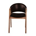 Ver imagem 5 de Kit 8 Cadeiras Decorativa Sala de Jantar Luxo Larissa Facto Marrom - Mozzelar
