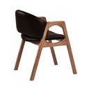 Ver imagem 6 de Kit 8 Cadeiras Decorativa Sala de Jantar Luxo Larissa Facto Marrom - Mozzelar