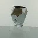 Ver imagem 3 de Vaso Decorativo Enfeite Planta Geométrico Vidro 15x12x12cm Prata