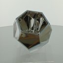 Ver imagem 6 de Vaso Decorativo Enfeite Planta Geométrico Vidro 15x12x12cm Prata