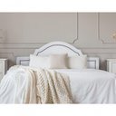 Ver imagem 1 de Cabeceira King Luxo 193X60 Branco Tachas Fumê