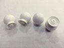 Ver imagem 5 de Kit com 12 Puxadores para Gaveta Cômoda Armário Guarda Roupa Formato de Bolinha Plástico Branco