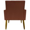 Poltrona Decorativa para Sala Mari Suede Cores - 6