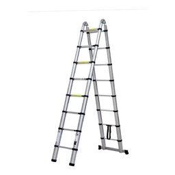 Escada Telescópica Dupla 16 Degraus 5M Aluminio Qualidade. - 2