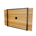 Ver imagem 2 de Painel para Tv até 75 Polegas Becca Estilo Industrial Liso 250 X 100cm Marrom