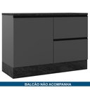 Ver imagem 3 de Tampo para Balcao de Cozinha 120 Cm Etti 17511 Lacca Onix Brilho Pln