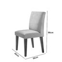 Ver imagem 5 de Mesa Olimpia 120 Mdf Canto Reto Com 4 Cadeiras