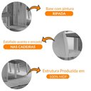 Ver mais imagens de Mesa Olimpia 120 Mdf Canto Reto Com 4 Cadeiras