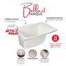 Tanque Capacidade 24 Litros Linha Bellart com Válvula Integrada Cor Branco Durín - 2