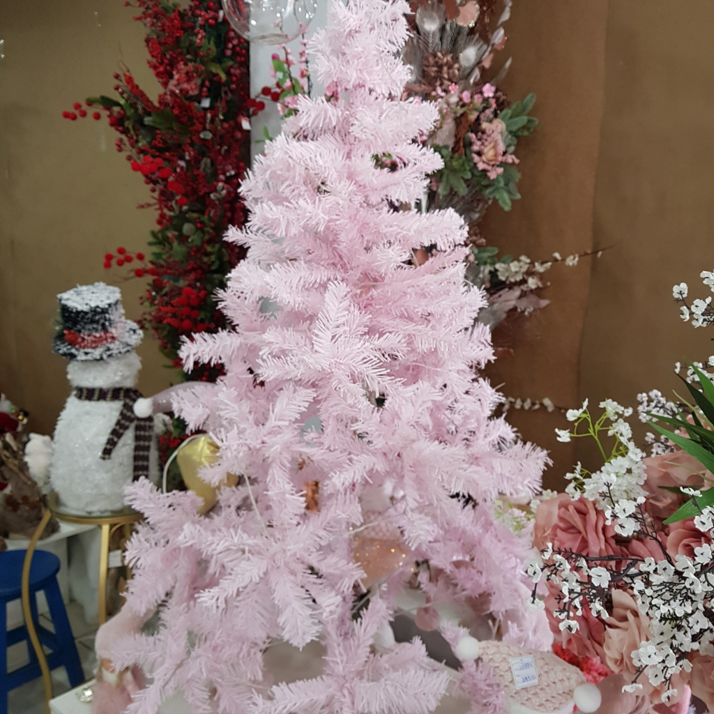 ÁRVORE DE NATAL ROSA 1,20 METROS DE ALTURA Rosa - 6