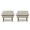 Ver imagem 6 de Kit C/02 Poltronas Opala + 02 Puff Opala Elegante Suede Bege