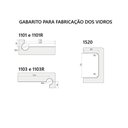 Ver imagem 5 de Kit 01 Cromado para Porta Pivotante em Vidro Temperado Fvt