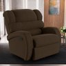 Poltrona do Papai Sala de Cinema Reclinável Kylie Glider Manual Giratória Veludo Marrom G23 Gran Bel - 2