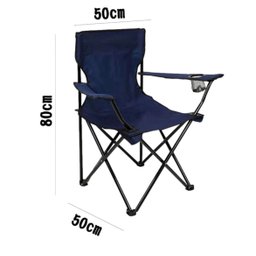 Cadeira Dobravel Praia Camping Porta Copos Pesca Bolsa - 3
