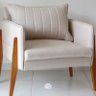 Poltrona decorativa para sala madeira maciça - Milão - Bianchi Móveis - 1