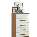 Ver imagem 3 de Cômoda para Quarto com 5 Gavetas 61cm Ingrid Atacama-off White A09 - D'Rossi