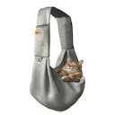 Ver imagem 1 de Bolsa Canguru Transporte Cao Gato Pet Animal Malha Resistente Respiravel Tira de Ombro Tecido Confor