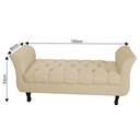 Ver imagem 2 de Recamier Grécia Calçadeira Decoração Moderno Quarto Sala Estar Jantar