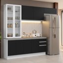 Ver imagem 1 de Armário de Cozinha Completa 270cm Branco/preto Glamy Madesa 16