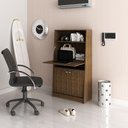 Ver imagem 1 de Armário Multiuso com 1 Porta Retrátil Me4136 Nogal Tecnomobili