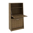 Ver imagem 3 de Armário Multiuso com 1 Porta Retrátil Me4136 Nogal Tecnomobili