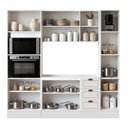 Ver imagem 5 de Cozinha Compacta Modulada com Rodapé e Torre Quente 7 Peças 240cm Friz Genialflex