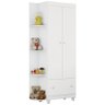 Conjunto Quarto Infantil Gutti Berço Comoda e Guarda Roupa Branco - 5